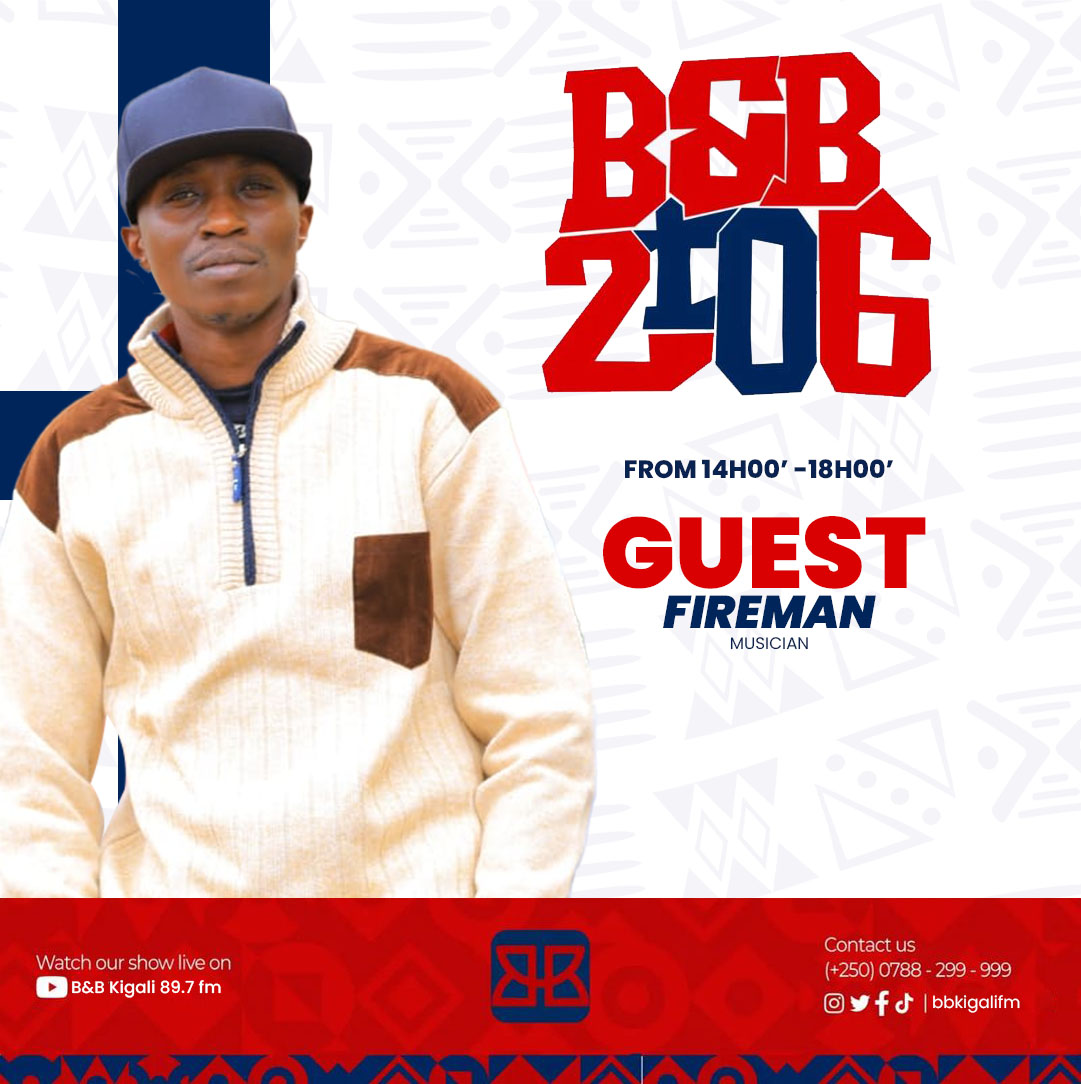 bbkigalifm's tweet image. Muri #bb2to6 [14h-18h] yo kuri uyu wa gatatu turakira umuhanzi #Fireman muri Studio za 📻 89.7 FM | 90.1 FM. 

Mudukurikire mutureba kuri YouTube yacu.