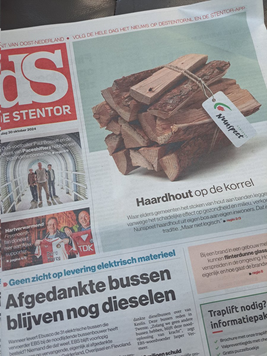 30-10-'24 De Stentor #brandhout #houtstook #houtkachel #luchtkwaliteit #astma #kankerverwekkend #fijnstof #gezondheid #luchtverontreiniging #milieuvervuiling <a href="/houtrookvrij/">Stichting HoutrookVrij</a>  En laat <a href="/gem_apeldoorn/">Gemeente Apeldoorn</a> de burgers nog steeds stikken? 🪵🔥🌫