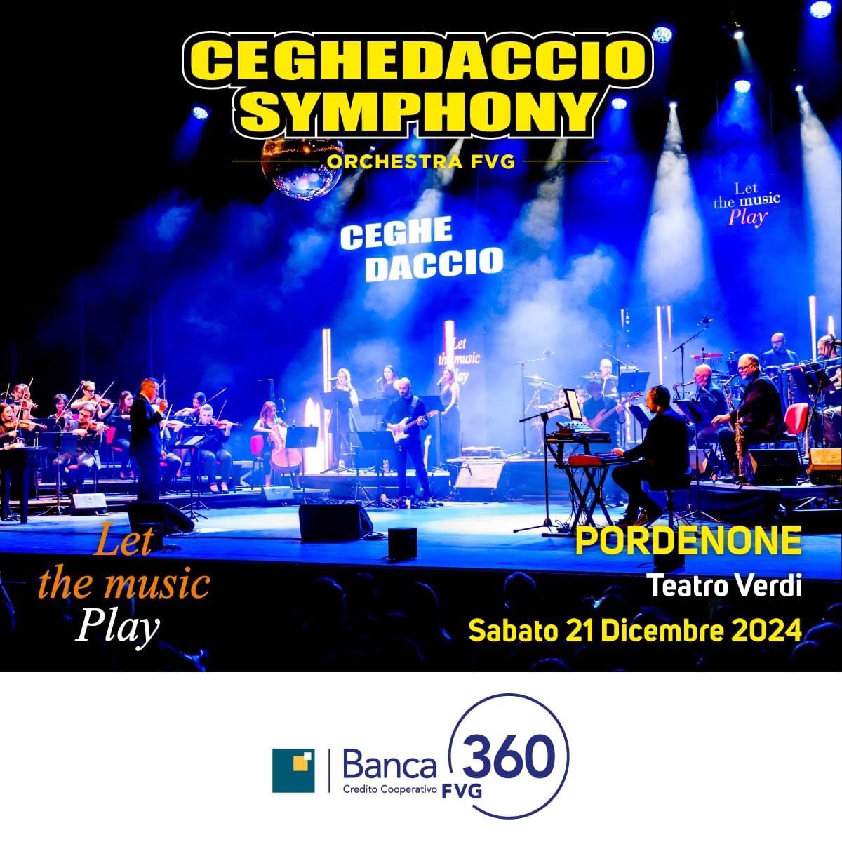 Un 𝗴𝗿𝗮𝗻𝗱𝗲 𝗰𝗼𝗻𝗰𝗲𝗿𝘁𝗼 con la musica, lo stile e l’emozione degli 𝗮𝗻𝗻𝗶 ’𝟳𝟬 ’𝟴𝟬 suonati dal vivo dall’Orchestra Sinfonica del Ceghedaccio! 💥🎻

🎫 Biglietti 👉 bit.ly/Biglietti_21di…

#Ceghedaccio #Symphony #Orchestra #LetTheMusicPlay #Pordenone #FVG