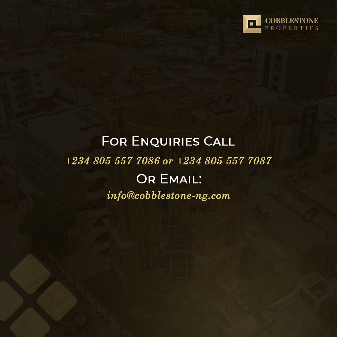 cobblestoneng's tweet image. Discover the allure of Bella’s Place—a premium workspace featuring stunning  finishes. While we’re currently fully booked, exciting opportunities await. Follow us for updates and prepare to elevate your business to new heights! #BellasPlace #WorkspaceExcellence