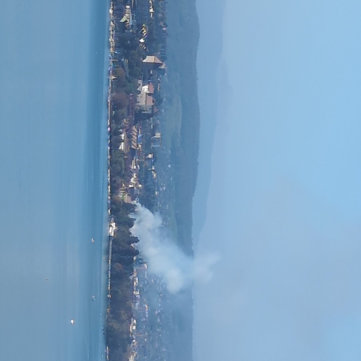 Incendie vieille ville #annecy aujourd'hui le 30 octobre depuis 12h45