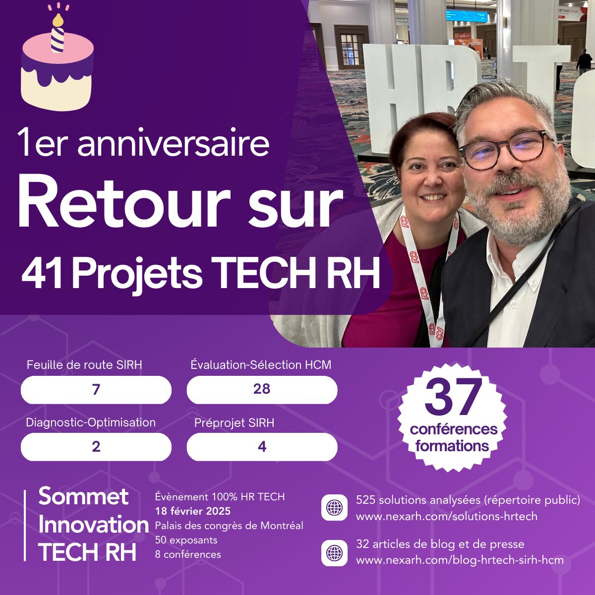 🎂 1 année de projets HR TECH résumée dans ce billet de blog.
 wix.to/n4UL0Cj 
#HRTECH #LMS #LXP #ATS #SIRH #HCM #SkillsTech #SBO
 #AIinHR #TalentManagement