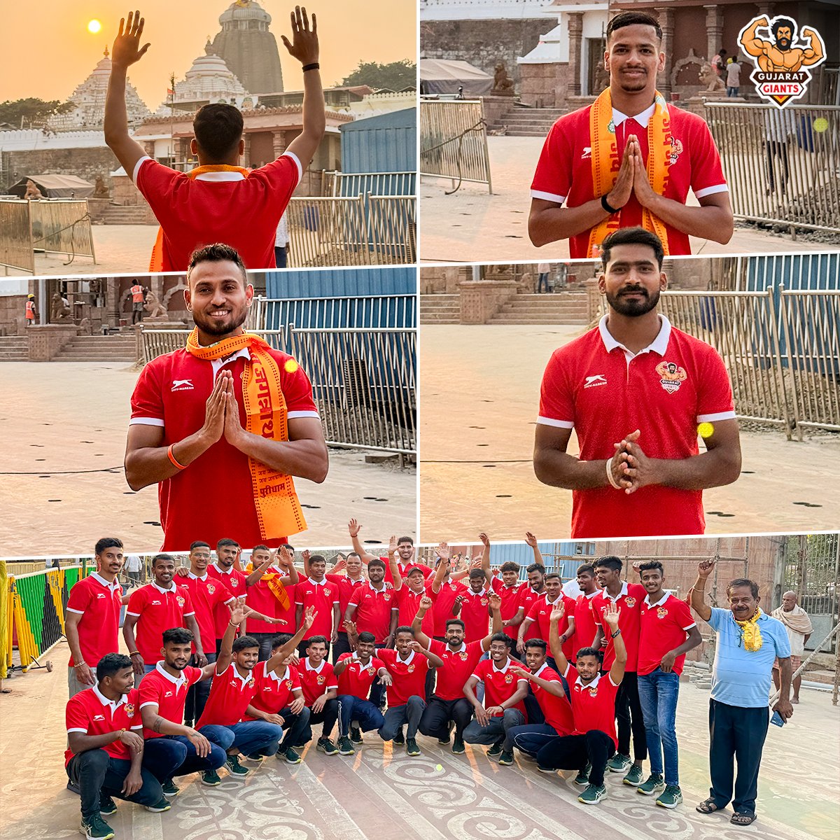 GiantsKho's tweet photo. Throwback to the days that gifted us peace and countless blessings! 😇✨

#GujaratGiants #UKKL #Adani https://t.co/83Vw22rsbE