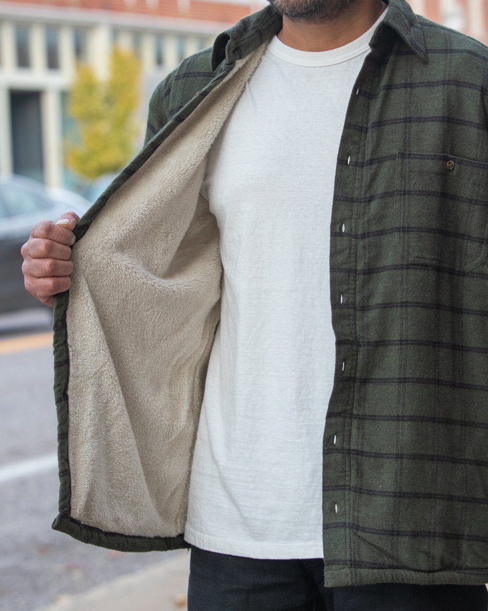 csoutpoststl's tweet image. The fleece-lined flannel shirt by Lee Valley Ireland will become your favorite layer of the season. Available in-store and online with free 🇺🇸 shipping. #crimsonserpentsoutpost #flannelshirt #flannelseason #fallstyle #cozyclothes #mensfashion #stlboutique #shopstl #shopsmall