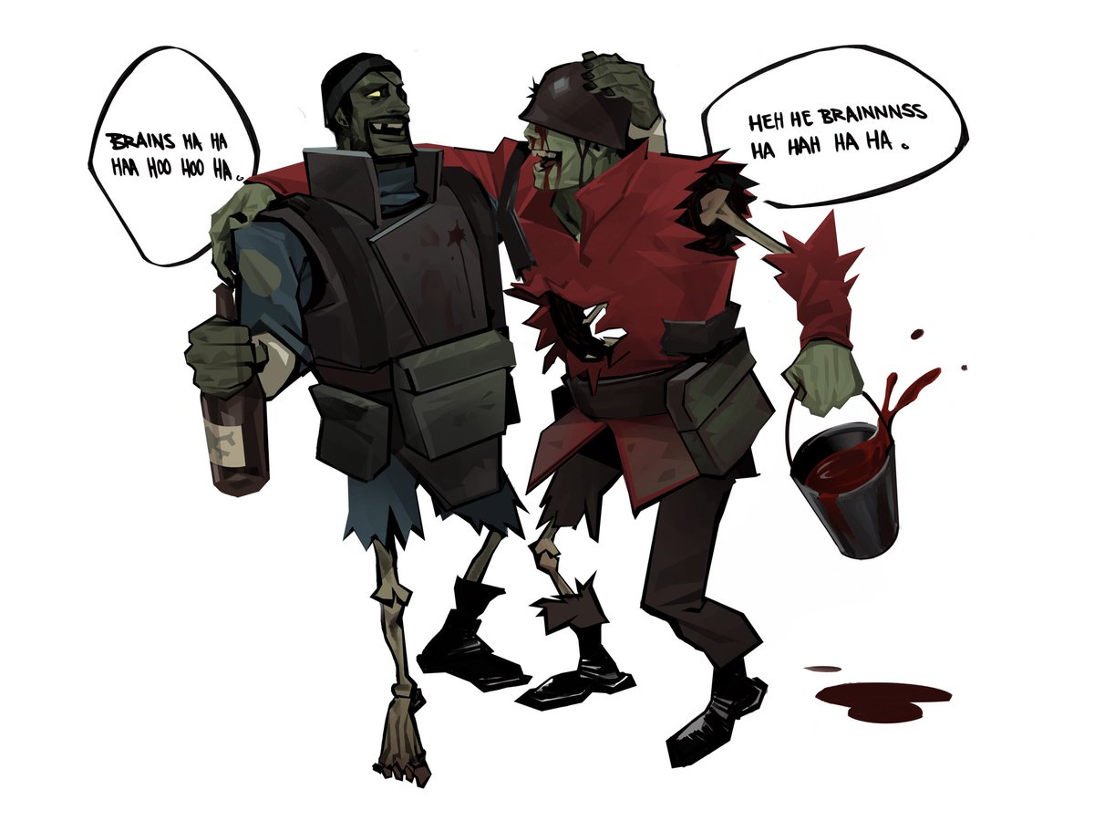 DisappointingG5's tweet image. Been enjoying this years Scream Fortress so had to draw ‘em
#TF2 #tf2fanart #art