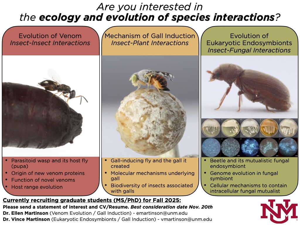 Vince and I are currently recruiting grad students for a variety of projects. Please pass on this flier to anyone you think would be interested!