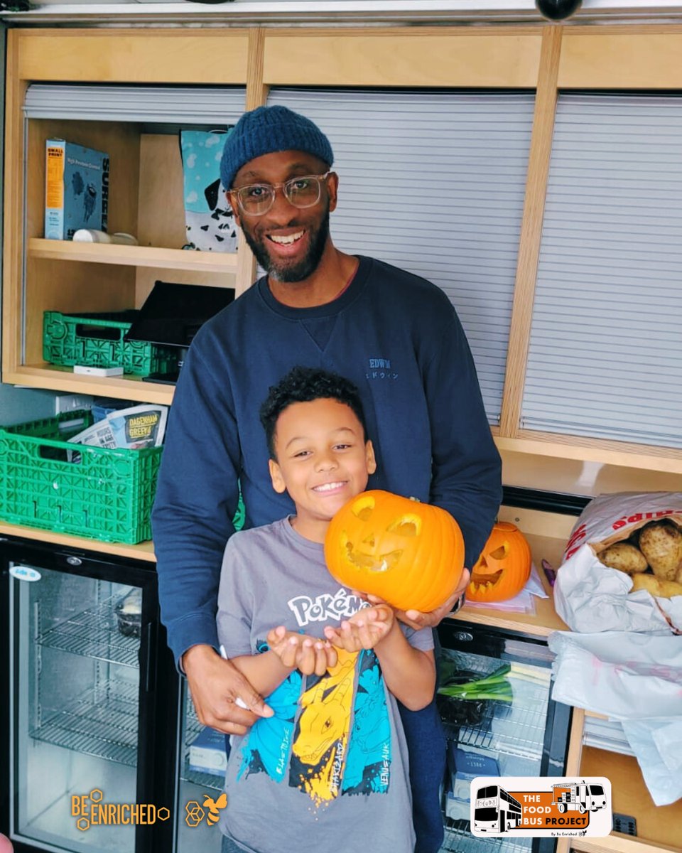 be_enriched's tweet photo. Weβve kicked off our Spooky Kids Clubs and had the best couple of days with our amazing community! πβ¨
From cooking demos to mask-making and pumpkin carving, the fun has been non-stop. π΄ππ
#TheFoodBus #CommunityEvents #BeEnriched #HalloweenFun #AutumnHAF #HAF https://t.co/MaDCcIp2lj
