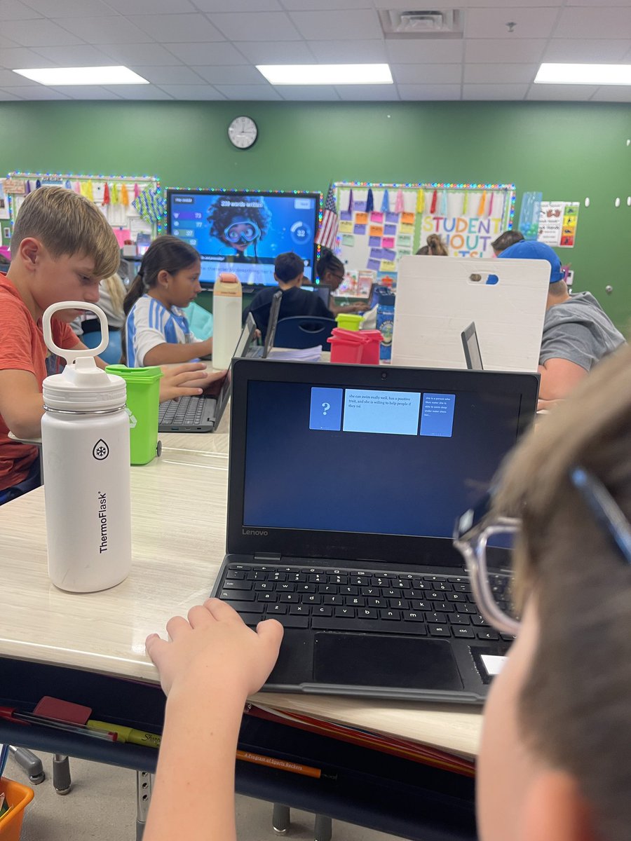 Ms. Sara Spain (@mssaraspain1) on Twitter photo Today we tried a new platform to expand our descriptive writing, WeWillWrite. This platform engaged students with a collaborative writing game that boosts creativity and critical thinking. Thank <a href="/_MrsScruggs/">Mrs. Scruggs</a> for the idea ! <a href="/OldHundredES/">Old Hundred Elementary School</a> Today we tried a new platform to expand our descriptive writing, WeWillWrite. This platform engaged students with a collaborative writing game that boosts creativity and critical thinking. Thank <a href="/_MrsScruggs/">Mrs. Scruggs</a> for the idea ! <a href="/OldHundredES/">Old Hundred Elementary School</a>