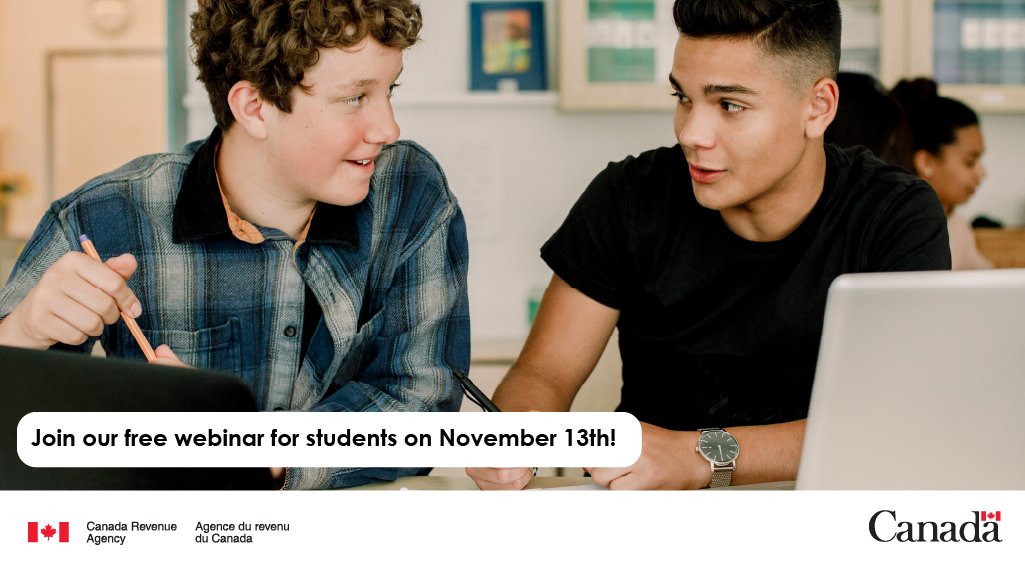 CanRevAgency's tweet image. Students! 👻 Don’t let confusion about taxes haunt you at night. 

Register for our free student webinar on November 13th! 

We’ll cover what you need to know to face your tax fears. 

Register  ➡️ ow.ly/FMaI50TTFZ4

#CdnTax #HowTaxesWork