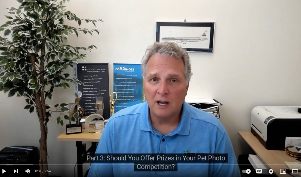 NEW VIDEO ALERT!

Part 3: Should You Offer Prizes in Your Pet Photo Competition?

One of the most common questions we receive at the VET Marketing Agency is whether or not to offer prizes in a pet photo competition. While the excitement of participating may be enough motivatio...