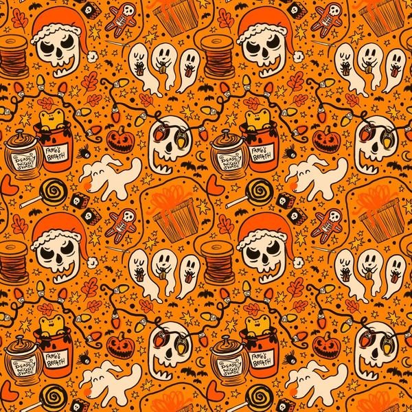 Day 30: Pattern 🧡 Can you guess where I got my inspiration from?? I'm sure my fellow goth girlies will know 😂