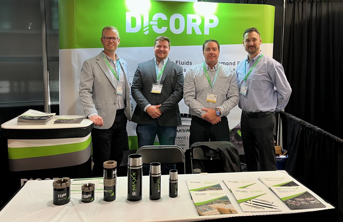 We’re in Montreal this week for XPLOR 2024 and the energy is fantastic. Visit Di-Corp in Kiosk 3 to see samples of our mineral exploration tools, including the revolutionary new drill rod S-Maxx.

#DiCorp #2024Xplor