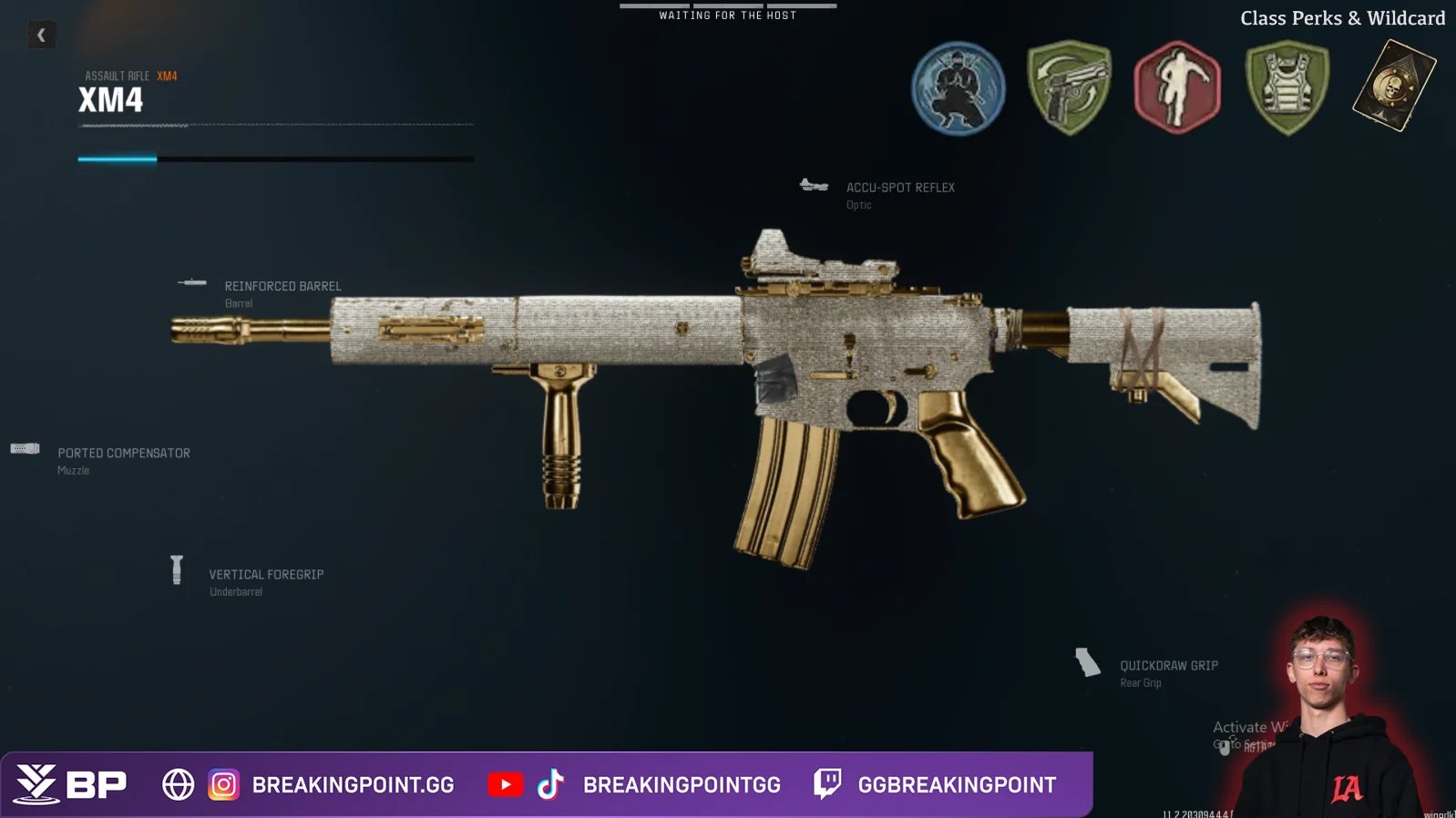 Breaking Point on X XM4 Weapon Class by ScrappyNJ No Record Straight Beams 5 Attachment Build 5 Accur Sight Reflex Quick ADS Speed Check out all 6 CDL XM4 classes