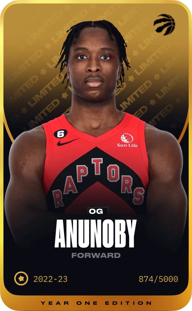 ActuallyJebBush's tweet image. 🏀SoRare NBA Giveaway🏀

To Enter:

1) Follow me
2) Like/RT
3) Reply with your SoRare username + Your hottest SoRare NBA take for the rest of the season! 🔥🔥🔥

You can win

OG Anunoby Limited (S1, Level 12)
Kenyon Martin Jr Limited (S2, Level 9)
Jeremy Sochan Limited (S1, Level…