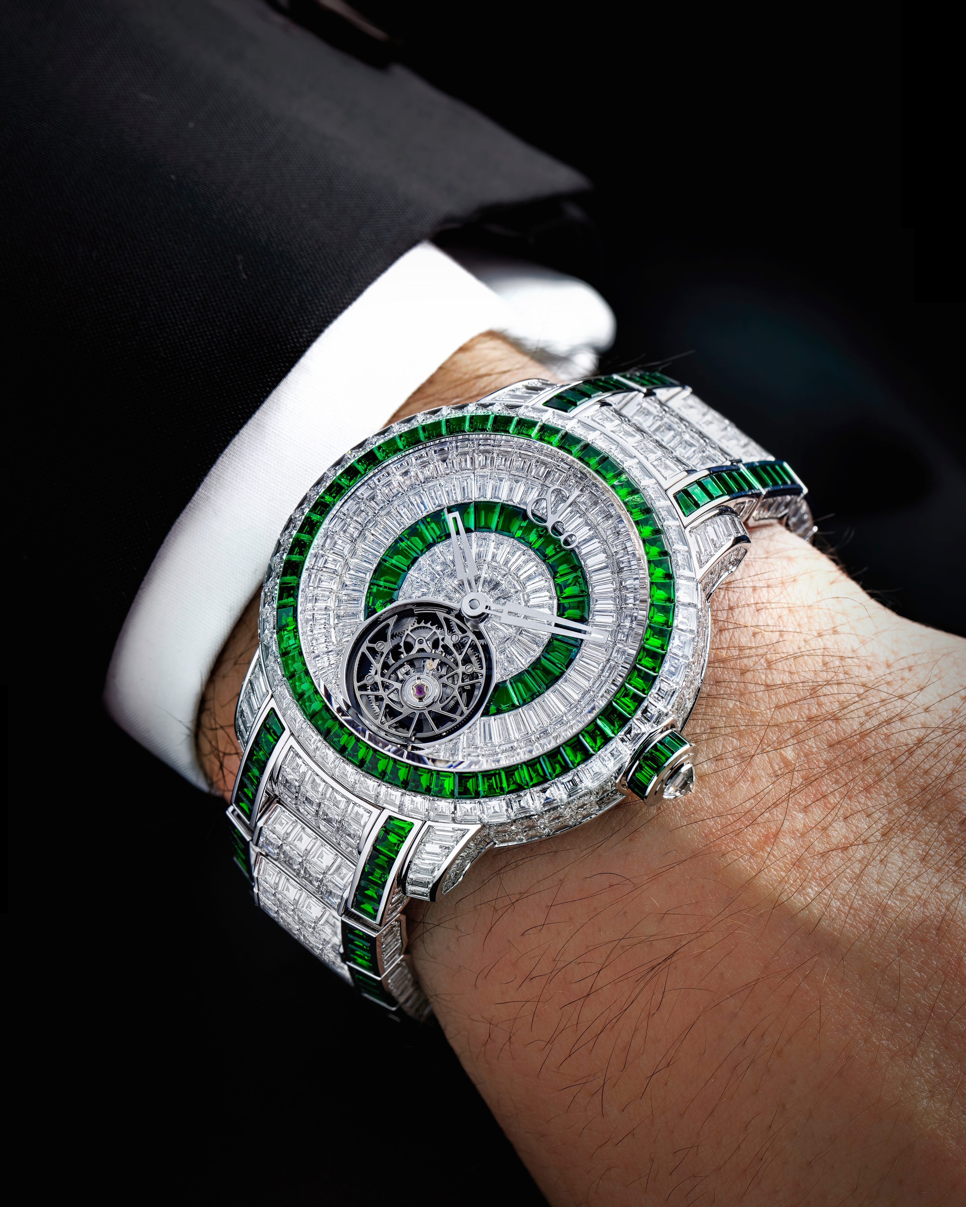 Caviar tourbillon diamond bracelet price best sale
