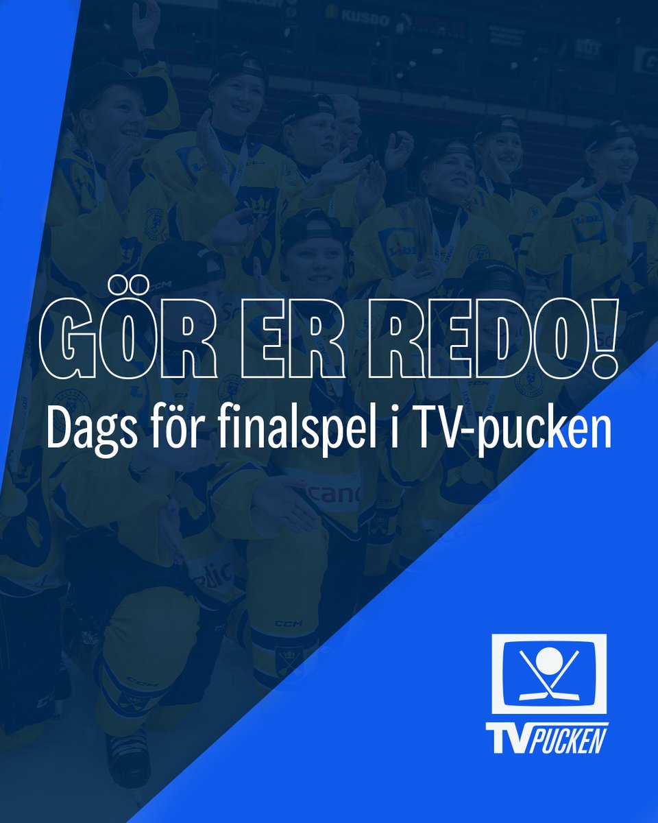 swehockeyse's tweet photo. Nu kör vi! 
I morgon startar slutspelshelgen i TV-pucken. 16 lag kommer till spel och jagar titeln som TV-pucksmästare 2024. 

🎟️ Biljettförsäljningen har gått starkt, men än finns platser kvar. Boka på 👉 https://t.co/gZ79ptSNC2

📺 Samtliga matcher visas i SVT. https://t.co/3ZXbaXr14S