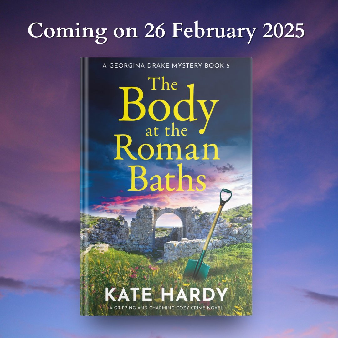 Storm Publishing (@stormbooks_co) on Twitter photo We are in love with the cover for The Body at the Roman Baths: A gripping and charming cozy crime novel (A Georgina Drake Mystery Book 5) by <a href="/katehardyauthor/">Kate Hardy</a> !
It's out on 26th February, but you can pre-order it NOW!
Get your copy here: geni.us/775-cr-two-am We are in love with the cover for The Body at the Roman Baths: A gripping and charming cozy crime novel (A Georgina Drake Mystery Book 5) by <a href="/katehardyauthor/">Kate Hardy</a> !
It's out on 26th February, but you can pre-order it NOW!
Get your copy here: geni.us/775-cr-two-am