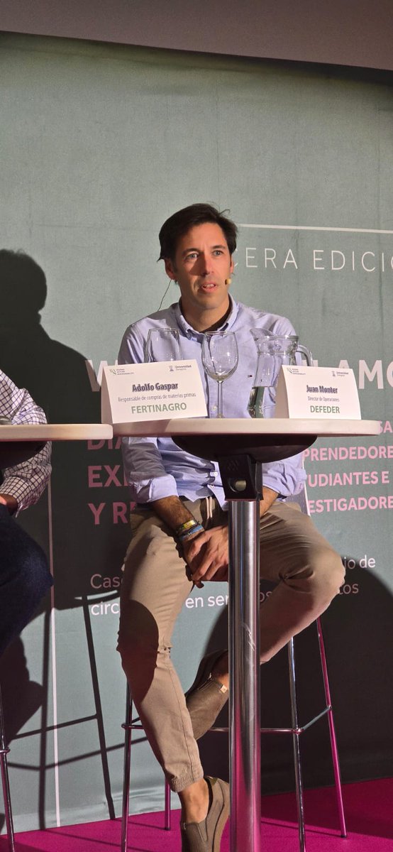 DefederAlcolea's tweet image. Hoy nuestro compañero Juan Monter está como ponente en la III edición WAS-CIRCULAMOS (Universidad de Zaragoza) para dar a conocer los proyectos de investigación, innovación y transferencia de Defeder en materia de economía circular. 

#economiacircular #innovacion #sostenibilidad