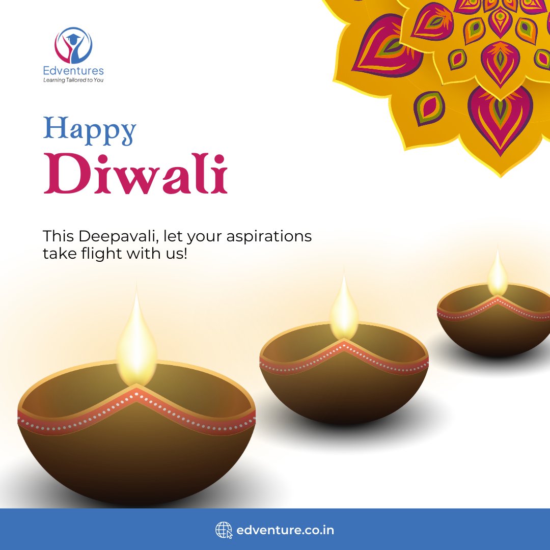 Edventures_in's tweet photo. Happy Deepavali! We are excited to share this festival of lights with you! Deepavali symbolizes victory and light, bringing new hope and opportunities into our lives. This Deepavali, let your dreams take flight.

#Deepavali2024 #FestivalOfLights #AviationDreams #SoarHigh https://t.co/XwdQAGYXoZ
