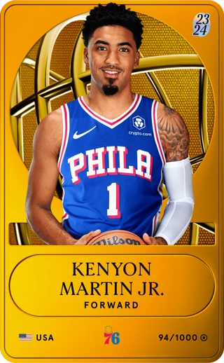 ActuallyJebBush's tweet image. 🏀SoRare NBA Giveaway🏀

To Enter:

1) Follow me
2) Like/RT
3) Reply with your SoRare username + Your hottest SoRare NBA take for the rest of the season! 🔥🔥🔥

You can win

OG Anunoby Limited (S1, Level 12)
Kenyon Martin Jr Limited (S2, Level 9)
Jeremy Sochan Limited (S1, Level…