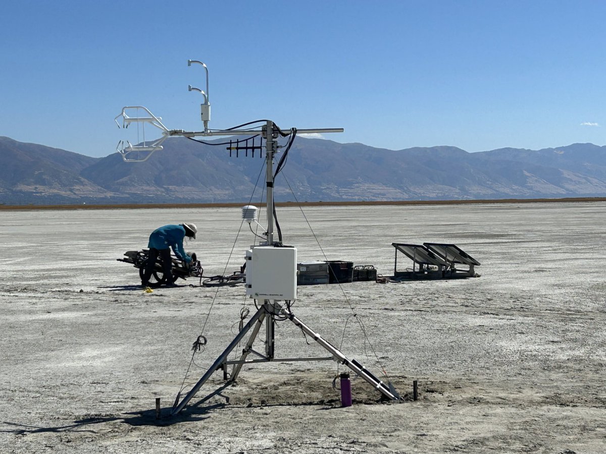 Utah Division of Water Resources (@utahwaterres) on Twitter photo Our research partners at <a href="/UUtah/">University of Utah</a> wrote a blog about installing weather stations on the #GreatSaltLake playa. This is part of the Great Salt Lake Basin Integrated Plan — the collaborative effort we're leading to understand supply & demand within the basin. | bit.ly/3YluAHA Our research partners at <a href="/UUtah/">University of Utah</a> wrote a blog about installing weather stations on the #GreatSaltLake playa. This is part of the Great Salt Lake Basin Integrated Plan — the collaborative effort we're leading to understand supply & demand within the basin. | bit.ly/3YluAHA