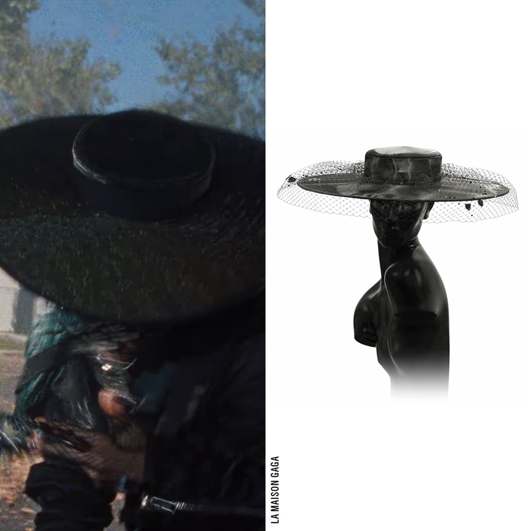 La Maison Gaga (@lamaisongaga_) on Twitter photo Lady Gaga crowned the black look with the "Swansea" hat (sans veil) from <a href="/SJMillinery/">Stephen Jones</a>'s Spring/Summer 2024 "Cymru" collection! Lady Gaga crowned the black look with the "Swansea" hat (sans veil) from <a href="/SJMillinery/">Stephen Jones</a>'s Spring/Summer 2024 "Cymru" collection!