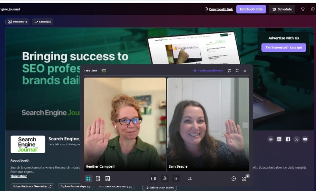 It's been great to welcome our Media Partner <a href="/sejournal/">SearchEngineJournal®</a> back to #NESS24! Always a pleasure to work with the team.

Our Events Manager Sam managed to get a quick selfie with them last night in their sponsor booth!

#SEO 
#SEOevent 
#SEOnews 
#newsSEO