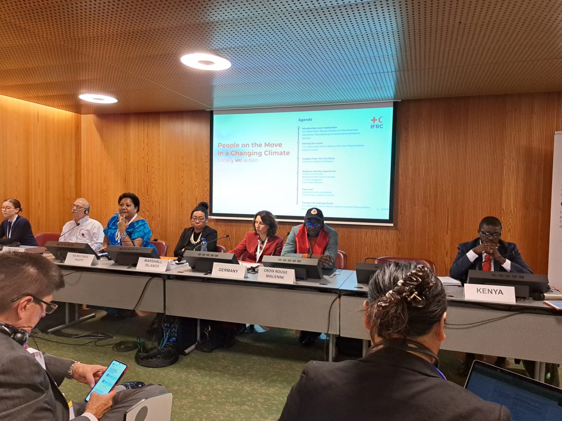 The #GRCS, with the British, American, Danish &amp; Swiss RC, hosted a side event on "People on the Move in a Changing Climate: Locally Led Action" at the 34th Intl. #RCRC24 Conference.

Honored to have MoFA &amp; 🇬🇲 Embassy to Swiss with us.
Grateful to <a href="/ifrc/">IFRC</a> for the support