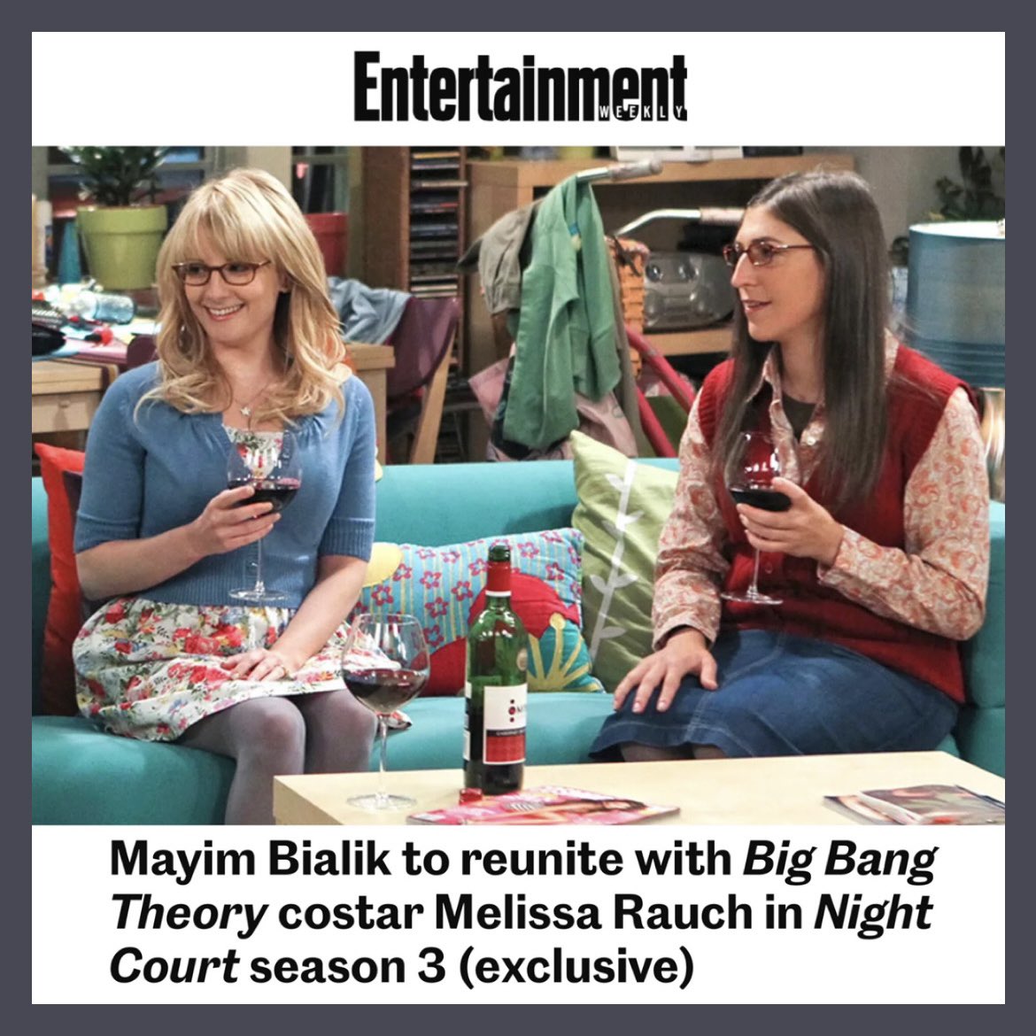 A TBBT reunion! Entertainment Weekly exclusively announces Mayim Bialik’s guest appearance on Melissa Rauch’s Night Court! 💥

ew.com/mayim-bialik-g…