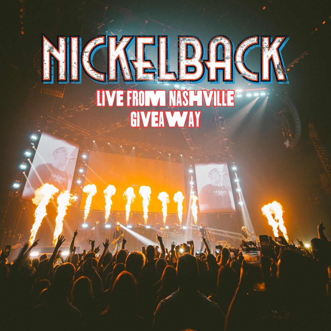 Nickelback's tweet image. 🚨 GIVEAWAY ALERT 🚨 Enter for a chance to win an official Nickelback merch pack by pre-saving / pre-adding ‘Live From Nashville'! #NBLiveFromNashville

nickelback.lnk.to/MerchPackGivea…