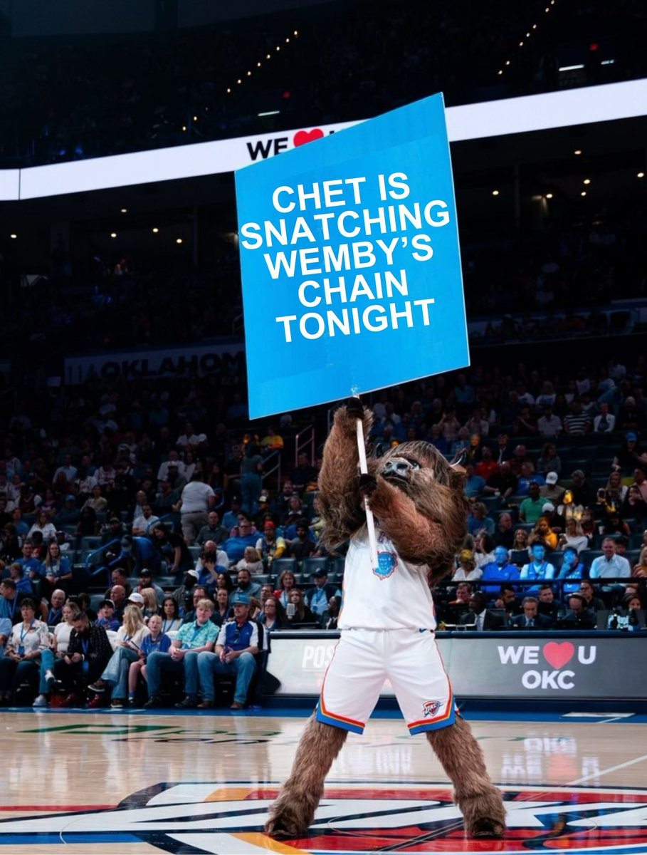 Rumble has a message ahead of tonight’s marquee matchup between the OKC Thunder and the San Antonio Spurs. Check it out below 👇