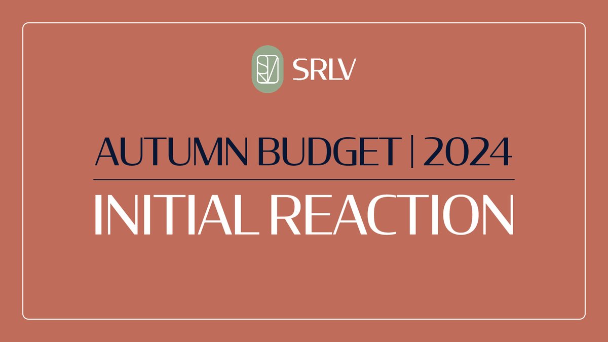 <a href="/srlvuk/">SRLV</a>'s Tax Partner Steve Wren and Director Kieron Clement-Smith share their quickfire summary of Rachel Reeves’ historic first Budget, and the raft of major reforms and tax changes she announced, including increases to employers’ national insurance contributions, which are