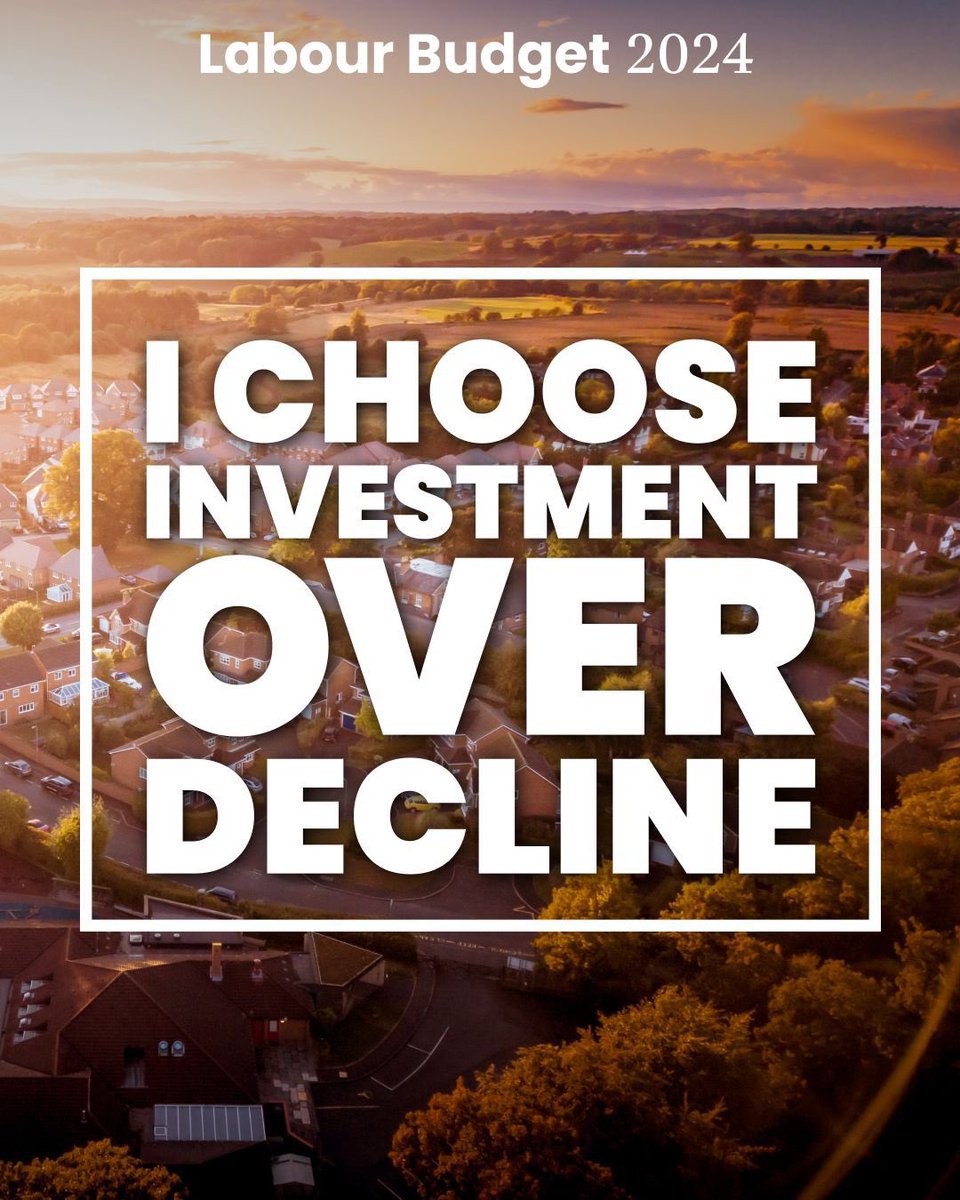 Politics is about choices. #Budget2024