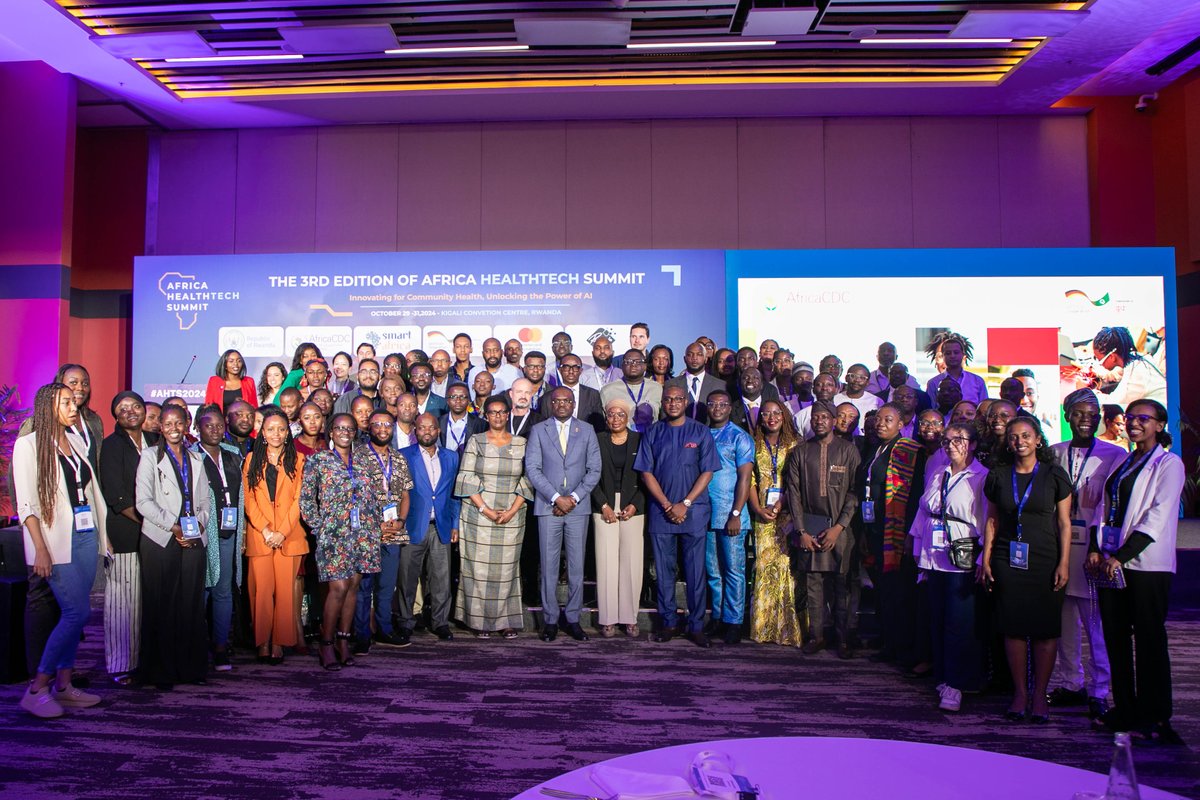 AfricaCDC's tweet photo. We’re at the #AfricaHTSummit2024 in #Kigali, championing the brilliant ideas of #YouthLeaders and #DigitalInnovators. At today’s Ministerial Breakfast session, @AfricaCDC, high-level officials, young leaders, and partners came together to foster collaborations in digital health.
🌍The outcome? Inspiring ideas and actionable solutions from youth leaders ready to elevate healthcare on the continent.
#AfricaPrepares #NewPublicHealthOrder  #AmplifyingYouthVoices