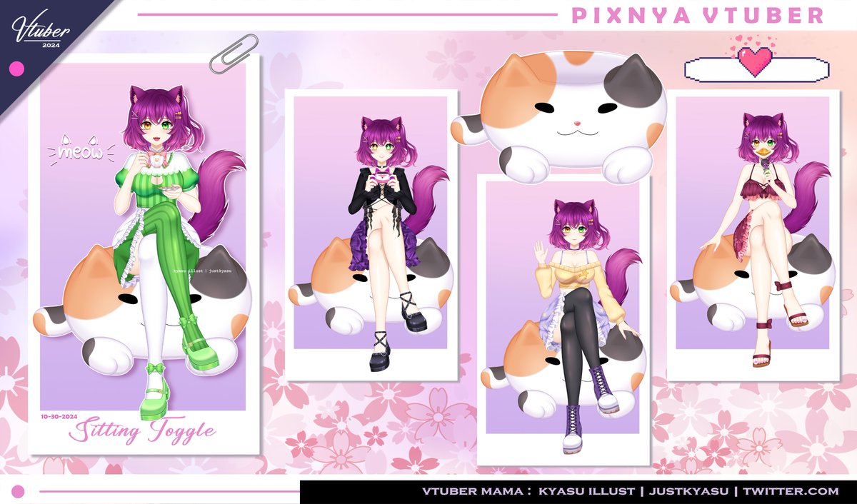 justkyasu's tweet photo. sitting toggle for my dearest vtuber daughter🥰
5 commissions remaining~
#Live2dCommissions #Live2D #Commission #artmoots #vtuber https://t.co/bg27uKWGnB