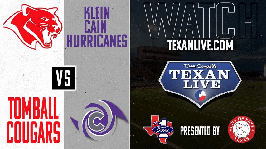 Michael Silvers (@msilvers1979) on Twitter photo Huge game in District 15-6A on Saturday afternoon as <a href="/FootballTomball/">Tomball Cougar Football</a> (8-0,6-0) visits <a href="/KLEINCAINFB/">Klein Cain Football</a> (7-1,5-1). The Hurricanes are a perfect 4-0 against the Cougars. Can Tomball finally breakthrough and remain unbeaten? We'll find out on <a href="/Texan_Live/">Dave Campbellās Texan Live - Texanlive.com</a>! #txhsfb Huge game in District 15-6A on Saturday afternoon as <a href="/FootballTomball/">Tomball Cougar Football</a> (8-0,6-0) visits <a href="/KLEINCAINFB/">Klein Cain Football</a> (7-1,5-1). The Hurricanes are a perfect 4-0 against the Cougars. Can Tomball finally breakthrough and remain unbeaten? We'll find out on <a href="/Texan_Live/">Dave Campbellās Texan Live - Texanlive.com</a>! #txhsfb