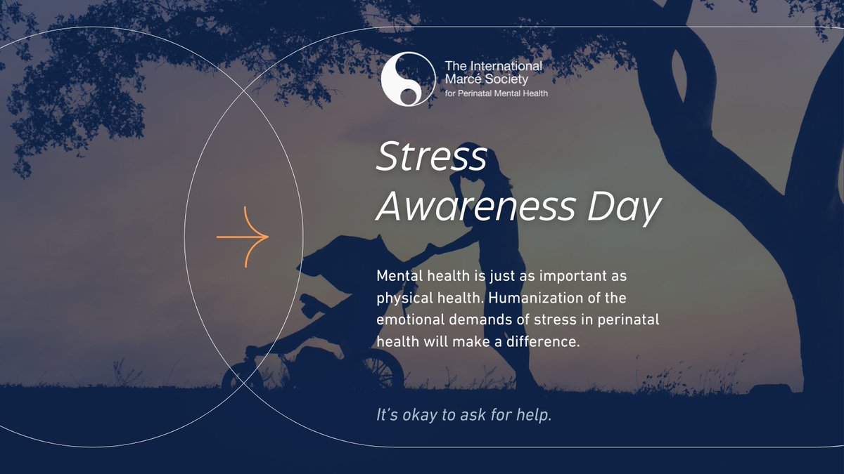Stress Awareness Day reminds us that mental health is just as important as physical health.  Let's support each other in reducing stress and promoting well-being. 💙 
#StressAwarenessDay #MarceSociety