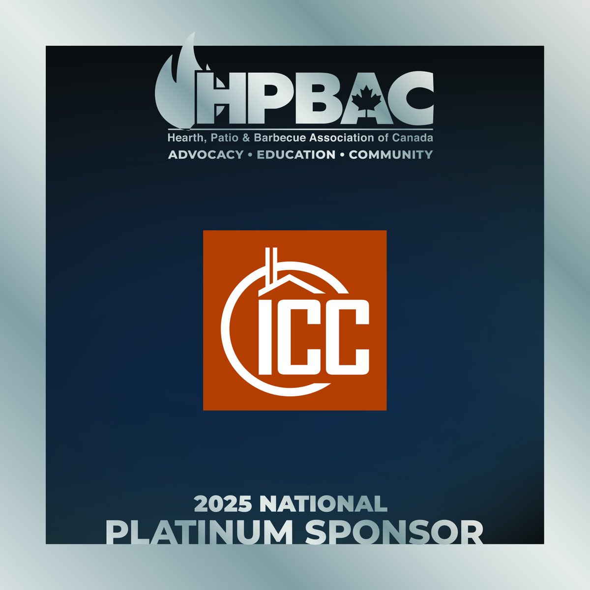 We’re excited to welcome ICC as a 2025 Platinum Sponsor! We’re proud to partner with such a dedicated leader in the hearth industry. Thank you, ICC-RSF, for supporting our mission and community! #HPBAC2025 #ICC-RSF #SponsorLove