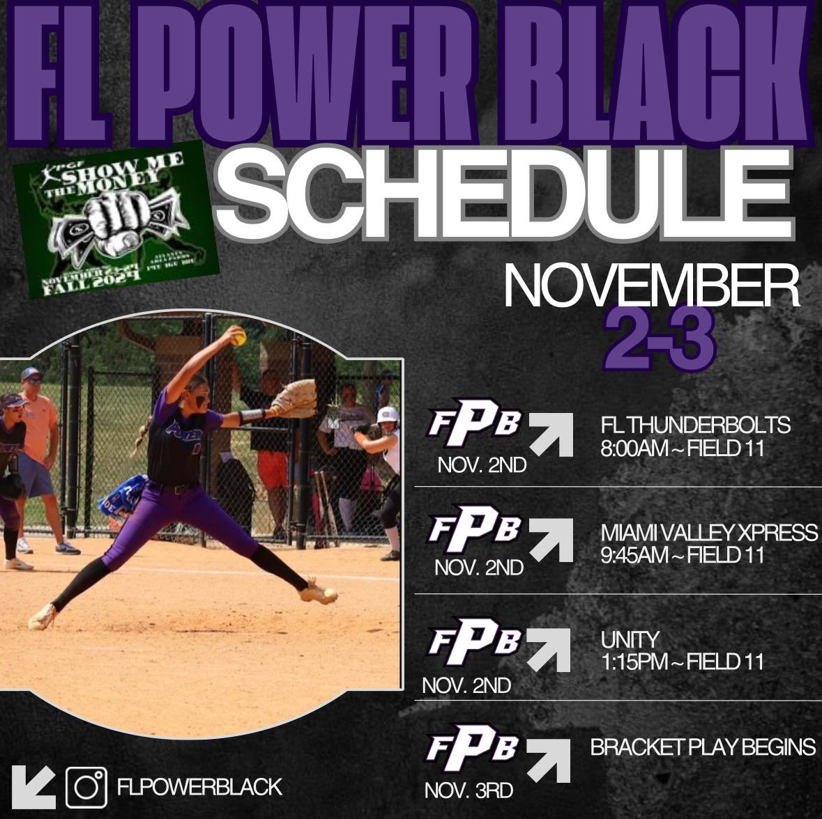 SCHEDULE DROP…My team and I are back in Newberry this weekend for Show Me The Money!  Please come and watch us compete <a href="/PGFnetwork/">PGF</a>  <a href="/FLPowerBlack/">Florida Power Black</a>