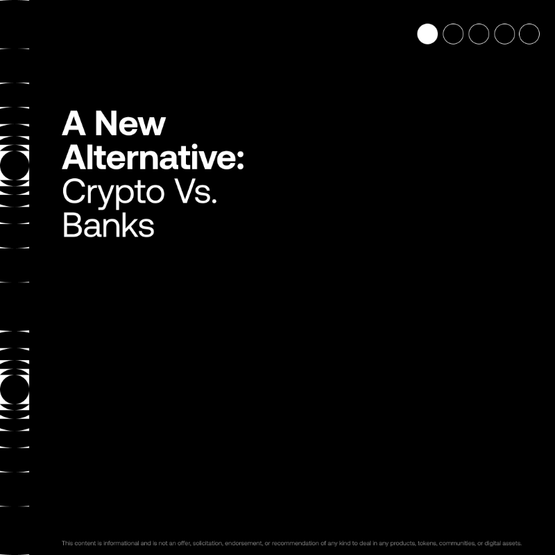 okx's tweet photo. BANKS: Old, slow, and full of high fees

CRYPTO: A new alternative to old money

The solution to the world’s money problems is obvious.