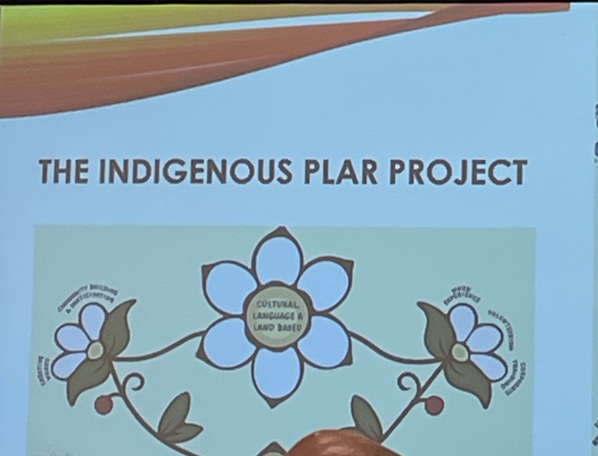 Learning about the Indigenous PLAR project at LOS2024.