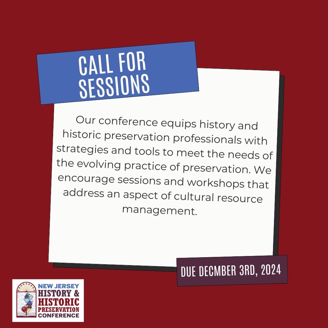 NJ History and Historic Preservation Conference tweet media