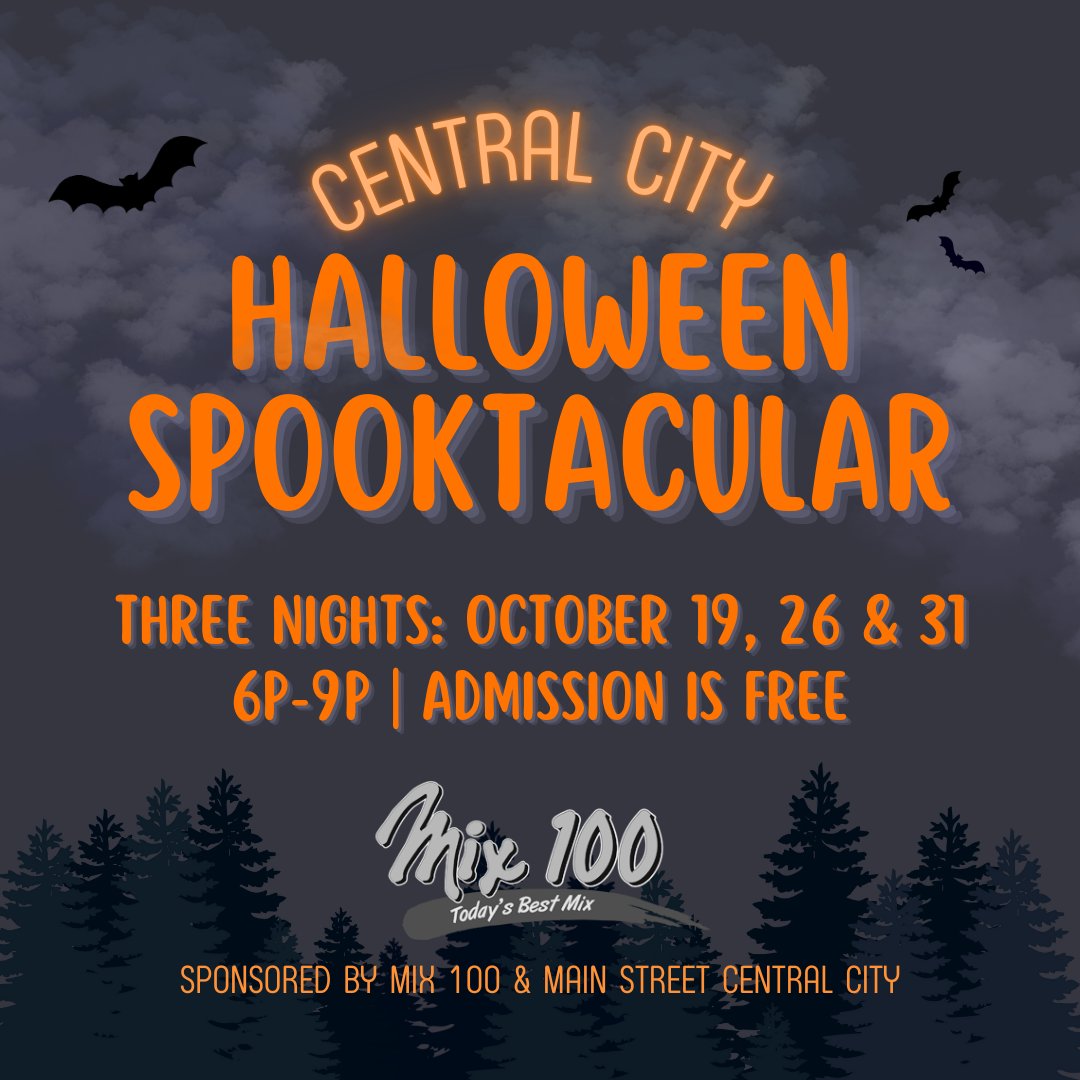 MIX100Denver's tweet photo. We can't wait for the next Central City SPOOKTACULAR!! 🎃 https://t.co/XVaKtqkiqZ