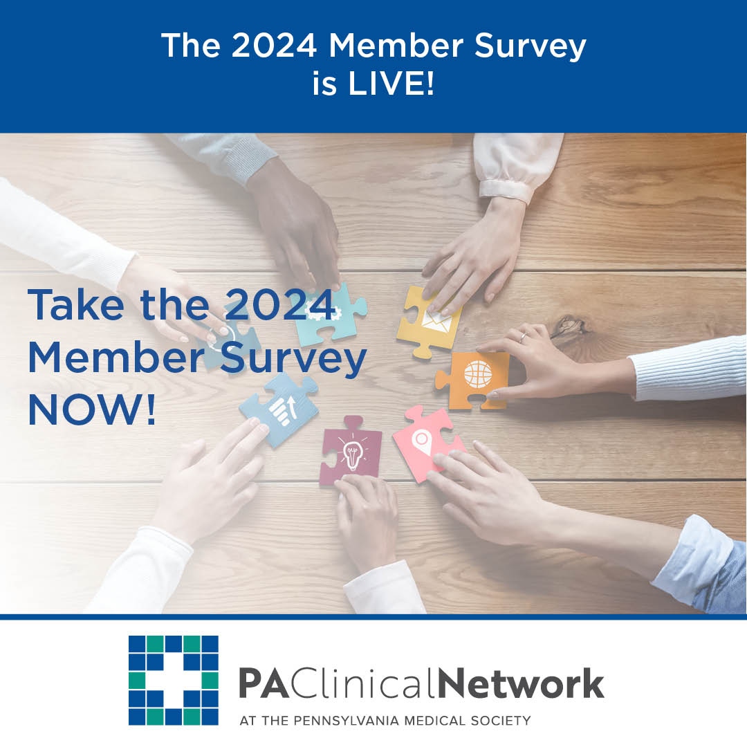 PAClinical's tweet photo. Your feedback matters! Help shape the decisions of the PA Clinical Network - decisions that affect you and your colleagues! Take our short member survey today. Your insights will help us improve our services and better meet your needs. Log in to the member portal to participate. https://t.co/ZUtTy0yCS4