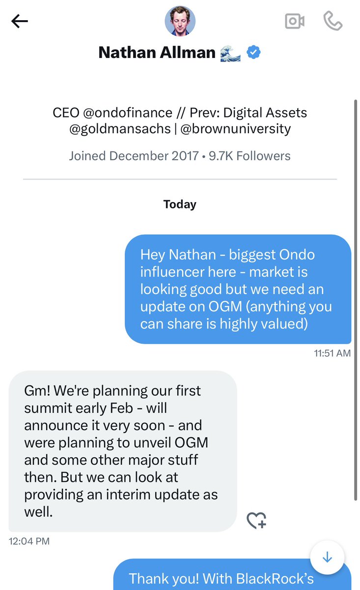 nottellingyou73's tweet photo. 🚨🚨🚨🚨🚨 $Ondo will officially launch Ondo Global Markets this February 2025 🔥

Like &amp; Retweet as we take a giant leap towards the tokenization of the stock market 🚀

@jollygreenmoney @itzjoshuajake @AltcoinDailyio @milesdeutscher @elliotrades @ElonTrades @APompliano https://t.co/Fgdmbwsboo