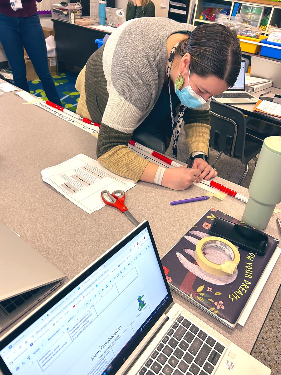 Our teachers participated in math collaboration today and had the opportunity to be students during a learning experience activity! <a href="/nprj2010/">Allison Jordan</a> <a href="/vbmathjohanna/">Johanna Ortiz</a> <a href="/vbcpsdtal/">VBCPS DTAL</a> #DragonDen #buildingthinkers