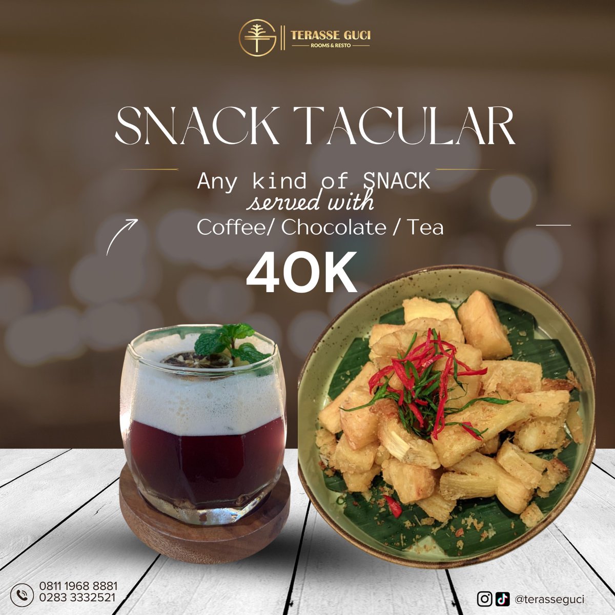 Promo di bulan November.
Buat yg kepo, yuukkkkkkk langsung saja, hubungi Terasse Guci : 0811 1968 8881