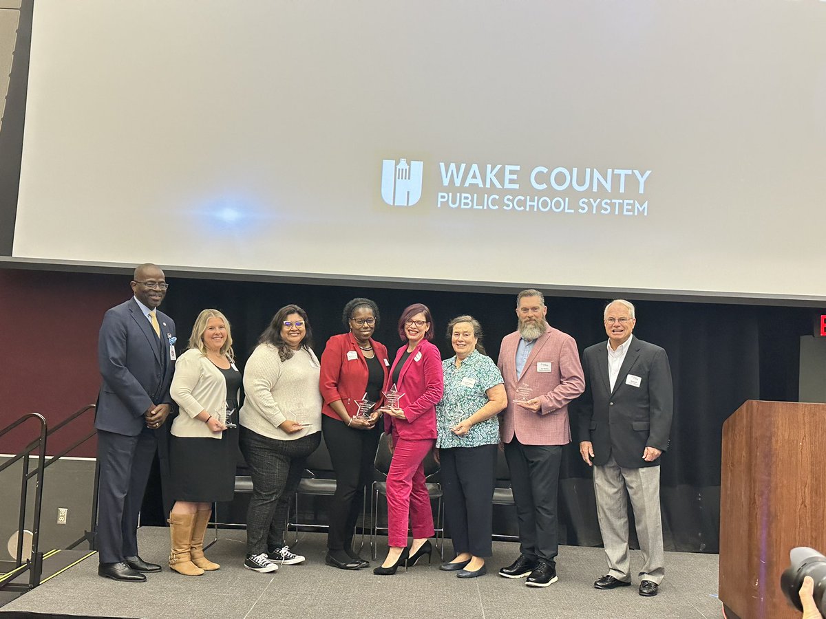 Congratulations, Amanda &amp; Sold by Starkey, for a well deserved WIN this morning as the WCPSS Southern Region School to Career Volunteer of the year! 
MCHS and WCPSS are so thankful for the support you provide our students.
