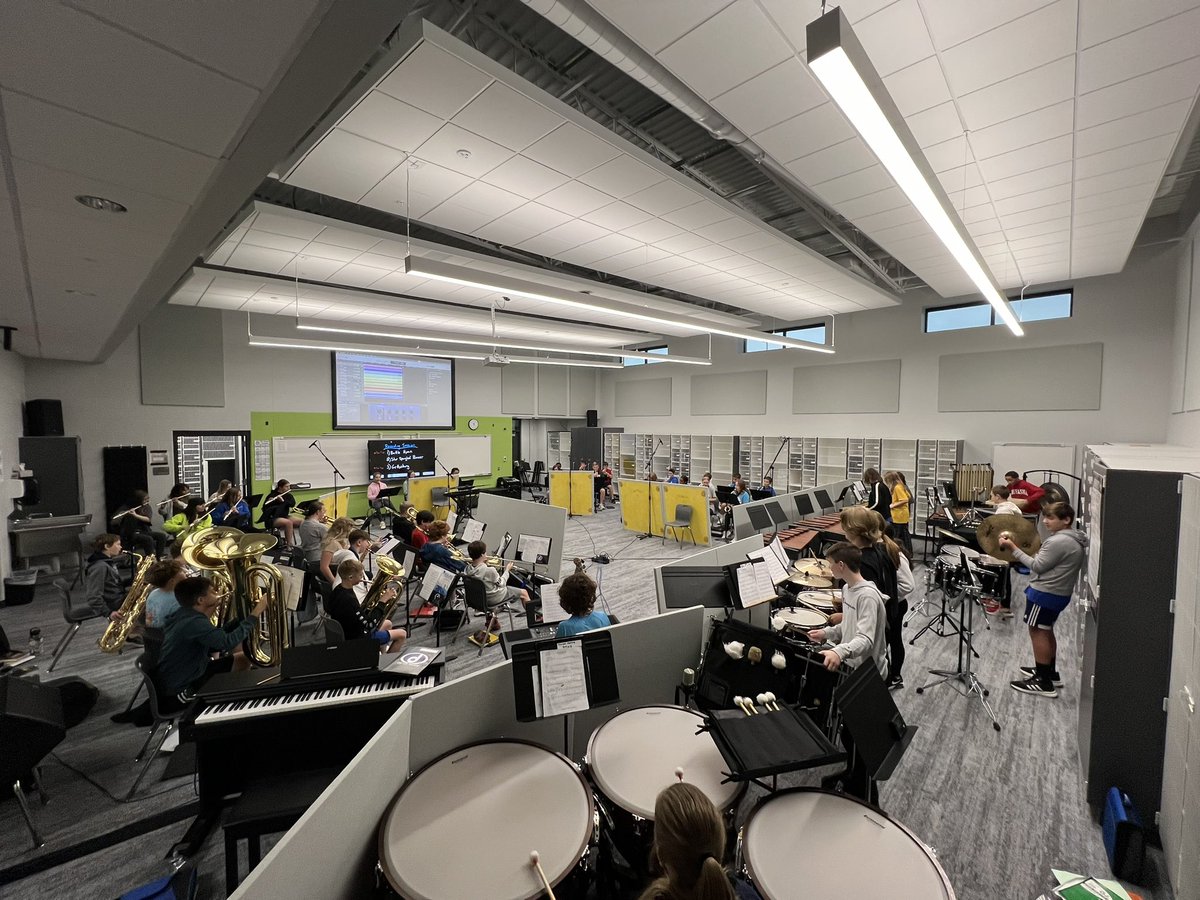 Came back from maternity leave on Monday and jumped right into lots of fun!

Today our band room was turned into a studio. 7th &amp; 8th grade Band students completed their Veterans Day recording project and did a great job! Be on the lookout for the finalized project!
#WeAreBPS