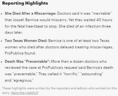TexasBlooz's tweet photo. @ColinAllredTX #HeyColin@ColinAllredTx
'the Hospital Said It Would be a “Crime” to Intervene.
You're a CIVIL RIGHTS lawyer...
I think she's got a case, don't you ? https://t.co/wabySaZWr5